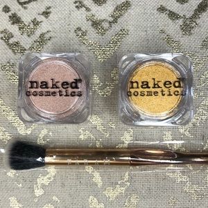 Naked Cosmetics Eye Shadow & Farrah Shadow Brush